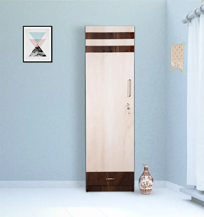 VIVDeal The Jungle Light & Dark Single Door Wardrobe